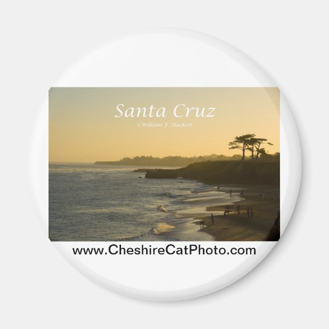 Santa Cruz Sunset California Products Magnet (Framsidan)