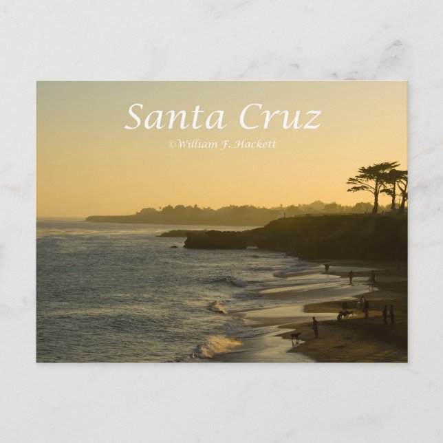 Santa Cruz Sunset California Products Vykort (Framsida)