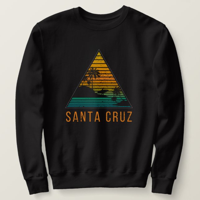 Santa Cruz Surf Lång Ärmad Tröja (Design framsida)