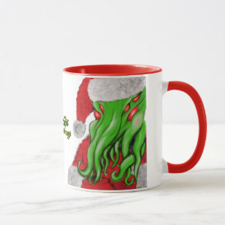 Santa Cthulhu Yuletide hälsningmugg Mugg