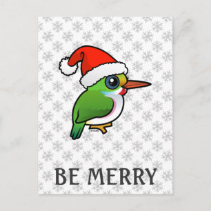 Santa Cuban Tody Helg Vykort