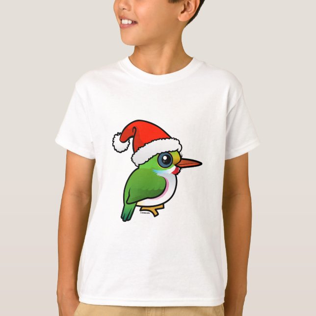Santa Cuban Tody Tee Shirt (Framsida)