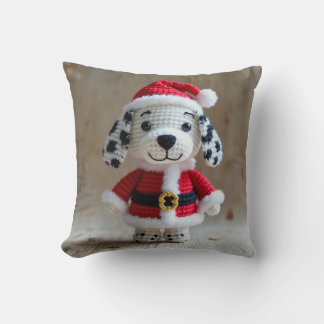 Santa Dalmatian Cushion Kudde