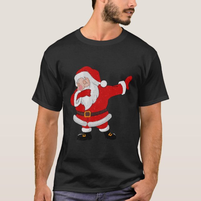 Santa Dancing Classic T-Shirt (Framsida)