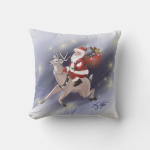 Santa Delivers Pillow Kudde