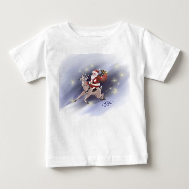 Santa Delivers T-Shirt (Framsida)