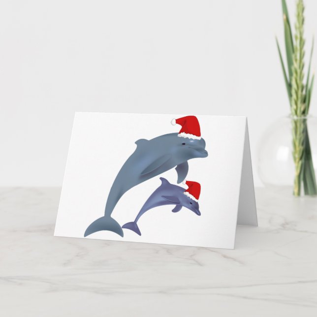 Santa Delphins Helgkort (Framsida)
