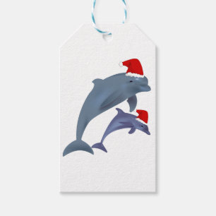 Santa Delphins Presentetikett