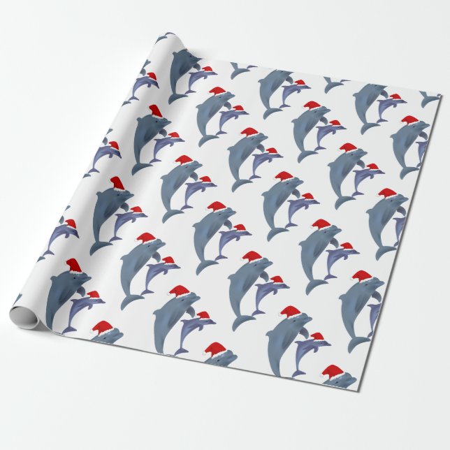 Santa Delphins Presentpapper (Utrullad)