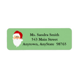 Santa Design-Returetiketter Returadress Etikett