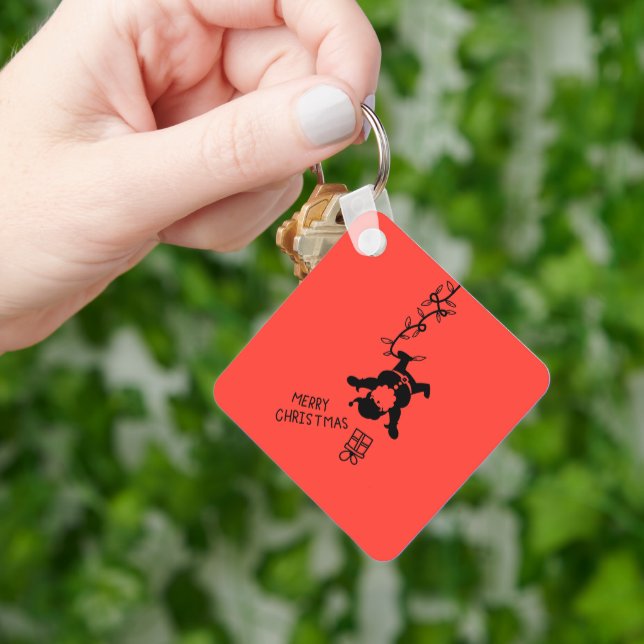 Santa Distribution Gifts Nyckelring (Hand)