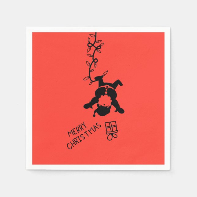 Santa Distribution Gifts Pappersservett (Framsidan)