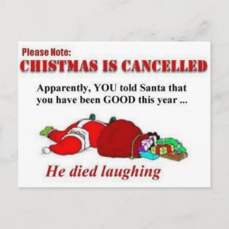 Santa dog att skratta helg vykort