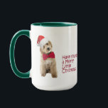 Santa Doodle Hund Mugg<br><div class="desc">Jultomten Doodle Hund mugg är en underbar gåva till vilken labradoodle eller Golden Doodle älskare som helst.</div>