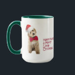 Santa Doodle Hund Mugg<br><div class="desc">Jultomten Doodle Hund mugg är en underbar gåva till vilken labradoodle eller Golden Doodle älskare som helst.</div>