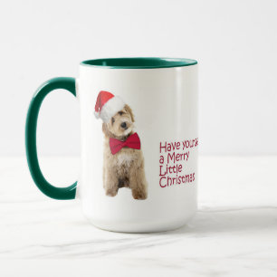 Santa Doodle Hund Mugg