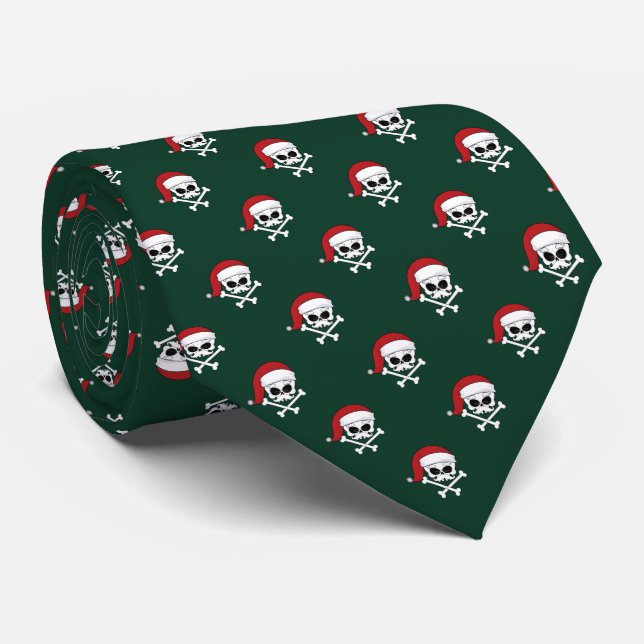 Santa Döskallars Grunge jul Slips (Rullad)
