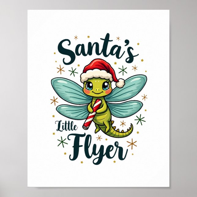Santa Dragonfly Poster (Framsidan)