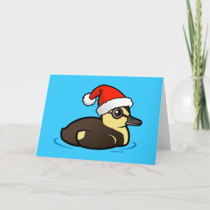 Santa Duckling Helgkort