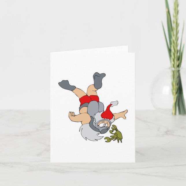 Santa dyka helgkort (Framsida)