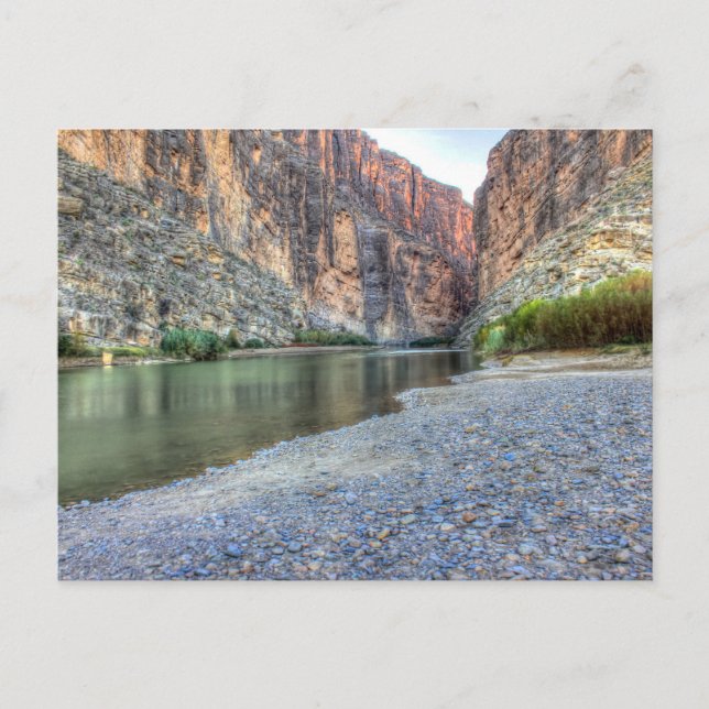 Santa Elena Canyon, Big Bend National Park Vykort (Framsida)