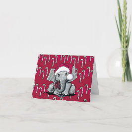 Santa Elephant jul Kort
