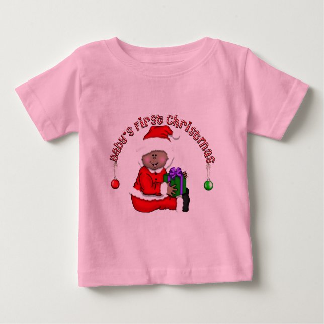 Santa Elf Baby T-shirts och presenter (Framsida)
