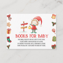 Santa Elf, Bokar för julbabyskor för Baby Tilläggskort