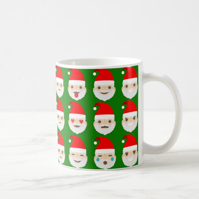Santa emoji emoticons kaffemugg (Höger)