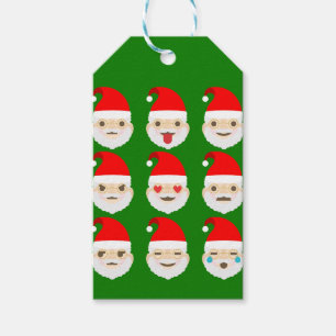Santa emoji emoticons presentetikett