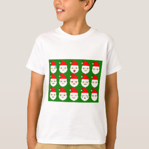 Santa emoji emoticons tee