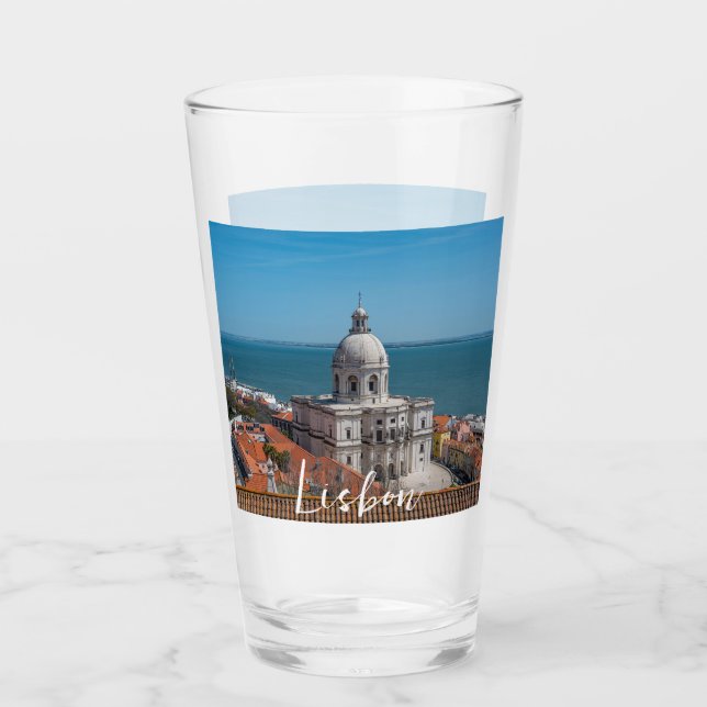 Santa Engracia-kyrkan i Lissabon, Portugal Glaskopp (Framsida)