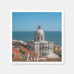 Santa Engracia-kyrkan i Lissabon, Portugal Pappersservett