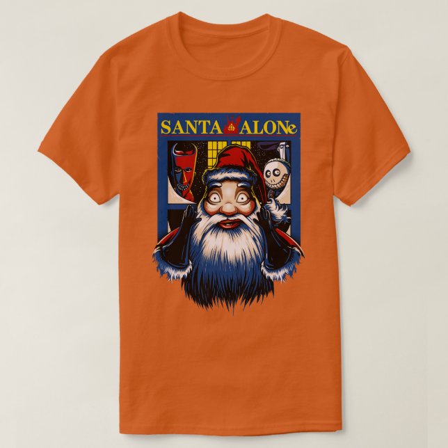 Santa Ensam T Shirt (Design framsida)