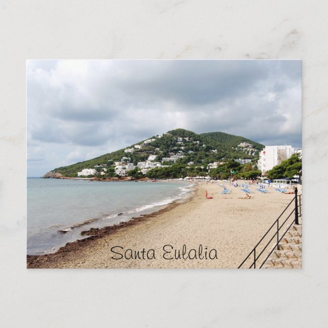 Santa Eulalia Postcard Vykort (Framsida)