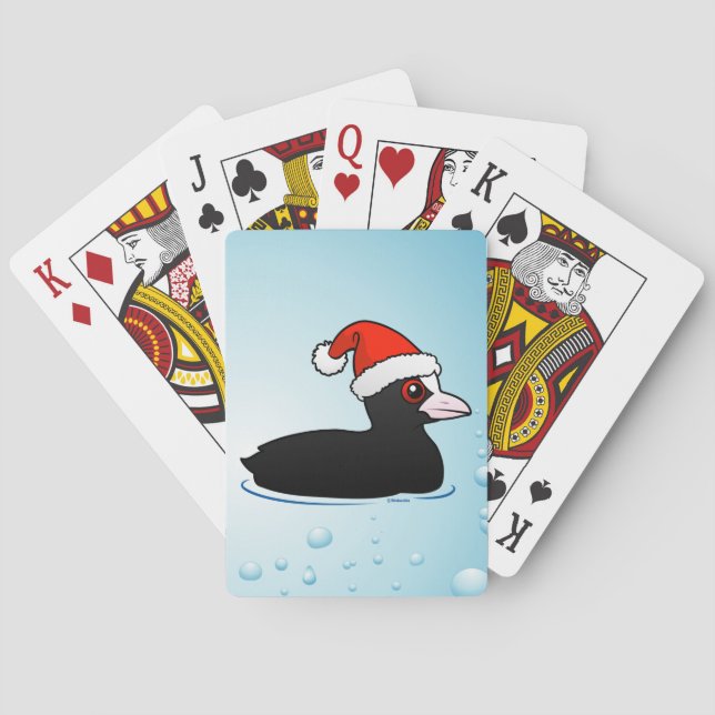 Santa Eurasian Coot Casinokort (Baksidan)