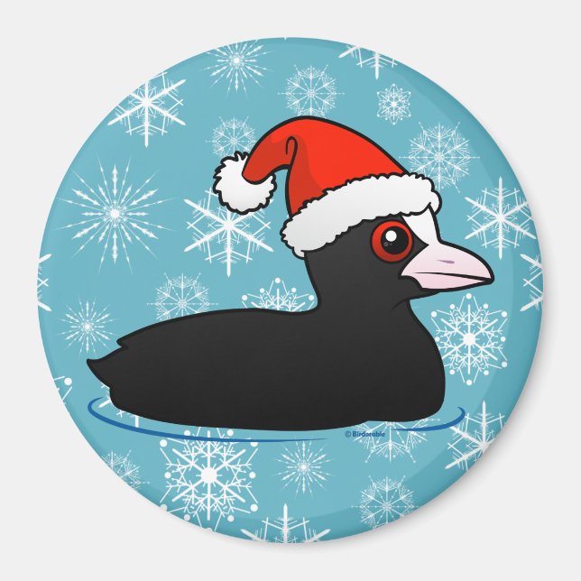 Santa Eurasian Coot Magnet (Framsidan)