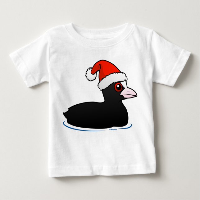 Santa Eurasian Coot Tee Shirt (Framsida)