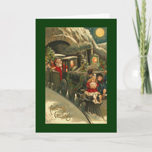 Santa Express Helgkort