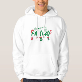 Santa Fa La 8 Favorite Helgdag Funny Math Teacher Hoodie