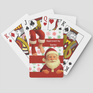 Santa Face Lek Parker North Pole Andarnas Jul Casinokort