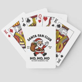 Santa Fan Club – “Ho, Ho, Ho” Vintage Christmas Gr Casinokort