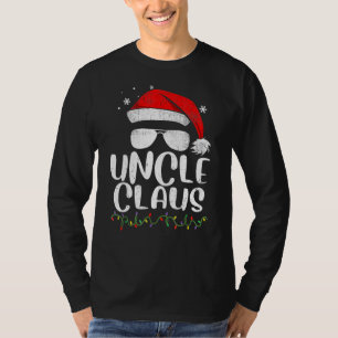Santa farbror Claus Ansikte sunglasses with Hat Ch T Shirt