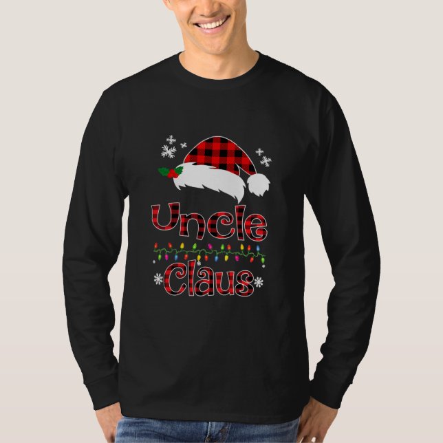 Santa farbror Claus-julmatchningsfamiljen  T Shirt (Framsida)