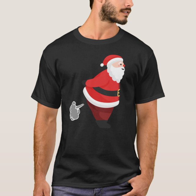 Santa farting Essential T-Shirt (Framsida)