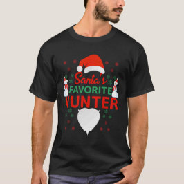 Santa Favorite Hunter T Shirt