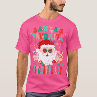Santa Favorite Restorative Aide Retro Nurse Kristu T Shirt