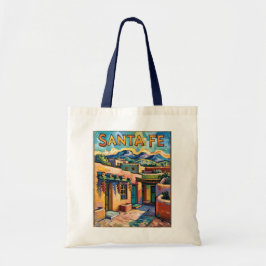 Santa Fe Adobe Homes Van Gogh Starry Night Style Tygkasse