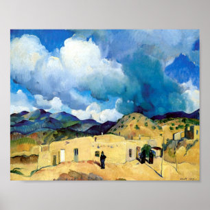 Santa Fe backar Poster