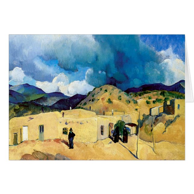 Santa Fe Backe Hälsningskort (Framsidan Horizontal)